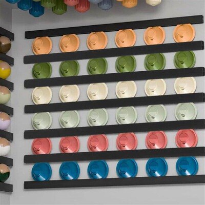 Coffee Pod Holder Storage Container Color White, Black