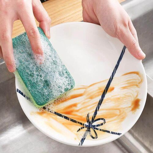 Cleaning Sponge for Home Use, Made from Natural Wood Pulp, M