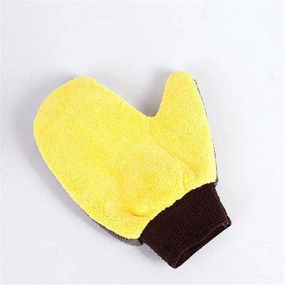 Glass Cleaning Gloves Chenille Coral Fleece Gloves Glass