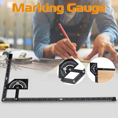 Marking Gauge 180 Degree Adjustable Angle Finder Measuring P