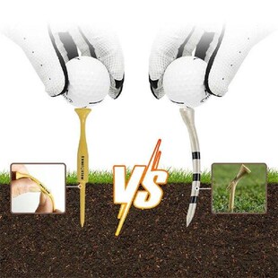 8Pcs Golf Tees Reduces Friction and Side Spin 3-1/4 Inch