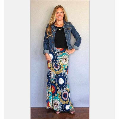 Bohemian Womens Skirts Plus Size 3XL  Spring Summer Fashion
