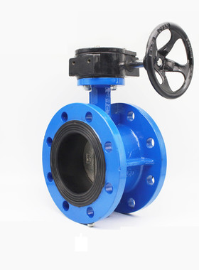 D31X-1手动涡轮法兰蝶软密封铸铁DN 5  100 1 200 300