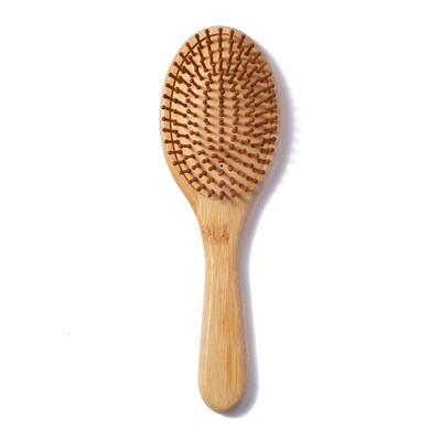 Bamboo massage comb 25cm large hair comb natural bamboo air