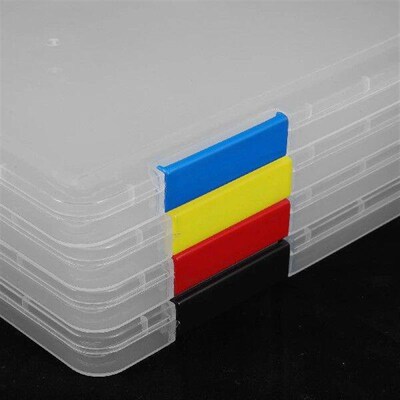 4 Pcs Organizer Office Folders A4 Storage File Boxes