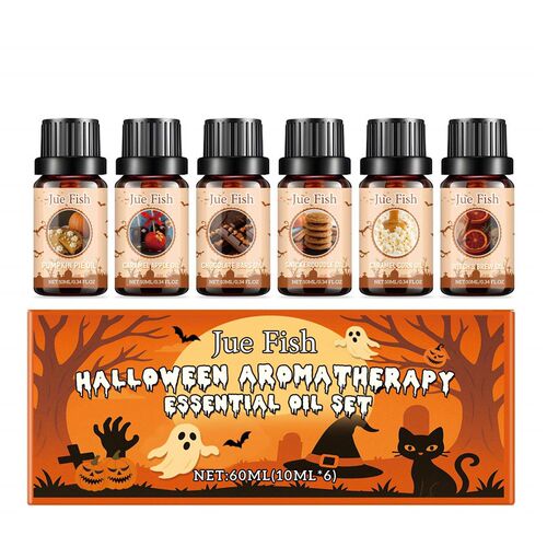 JUE FISH Halloween Aromatic Essential Oil Set - Home Fragran