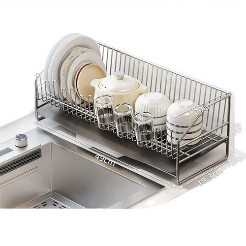 304 Stainless Steel Dish Drying Rack, Sink Organization