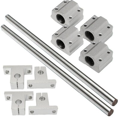 5Pcs 200mm-1000mm SCS8UU/SK8 8mm Shaft 200-1000mm Length Opt