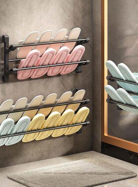 Behind-the-door shoe rack, foldable and easy to use, wall-mo