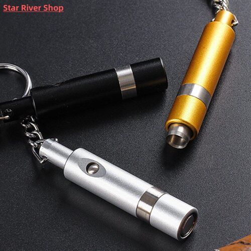 3 Colors Cigar Punch Cigar Cutter Blade Key Ring Chain Draw