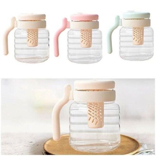 Glass Tea Infuser Mug with Strainer 950ml with Handle