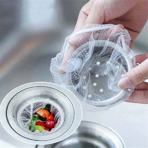 85pcs Disposable Sink Filters Nets Kitchen Food Residue