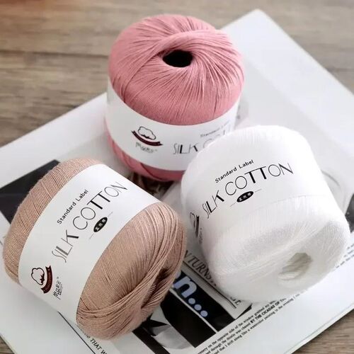 Silk Lace Cotton Milk Crochet Yarn Baby Hand-Knitted Warm So