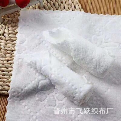 Fine Fiber White Square Embossed Small Square Square White S