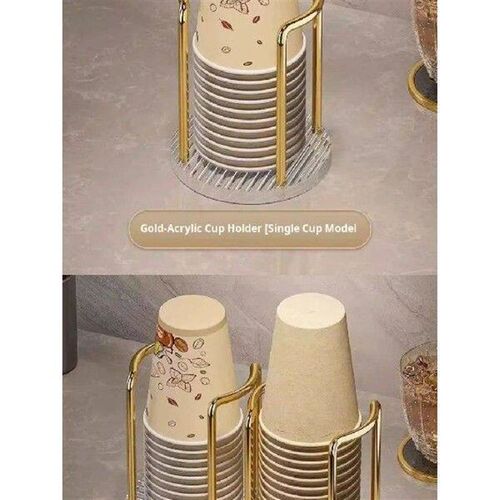 Light Luxury Home Storage Shelf Coffee Cup Organizer