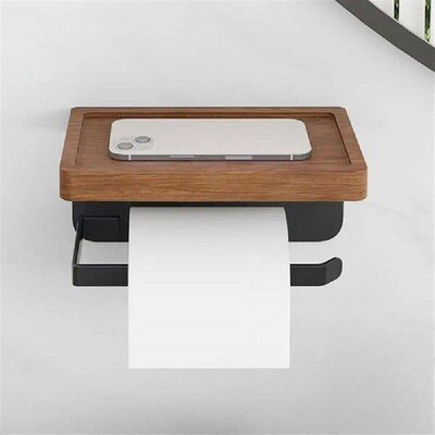1/2PCS Toilet Tissue Roll Holders Wall Mount with Self