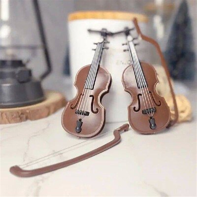 Violin Toy Desktop Decoration Vintage Home Decor Violin