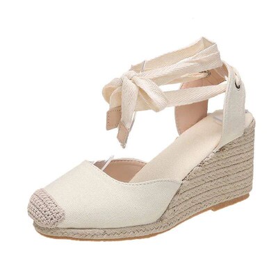 Women Espadrille Ankle Strap Sandals Slippers Ladies Womens