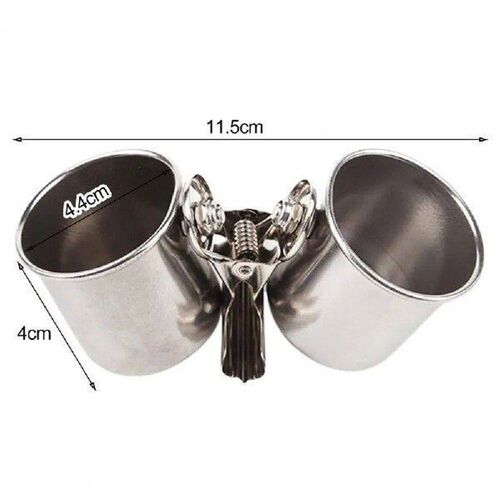 Bird Food Stainless Steel Parrot Bird Feeder Stainless