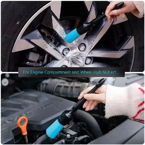 Upgraded Car Detailing Brush Auto- Cleaning Brush with