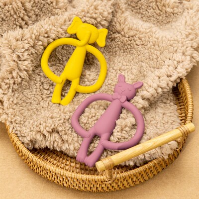 New Kids Teething Silicone Nursing Teether Gifts Newborn Den