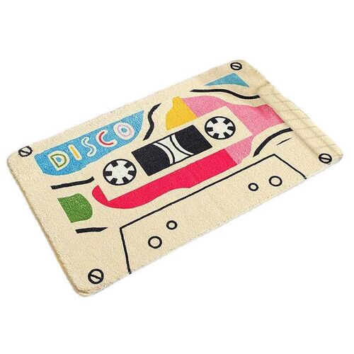 Bathroom Mat Vintage Absorbent Shower Pad Washable Home