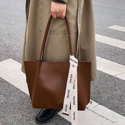 Retro texture bag womens 2023 autumn new fashion ribbon sho