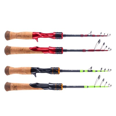 Telescopic Fishing Rod Smooth Rings Fishing Tool for Sea Fis