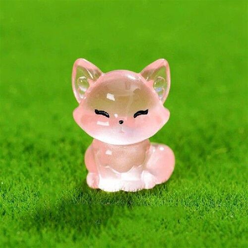 60PCS Mini Fox Ornaments-Fairy Garden Ornaments, DIY Mini