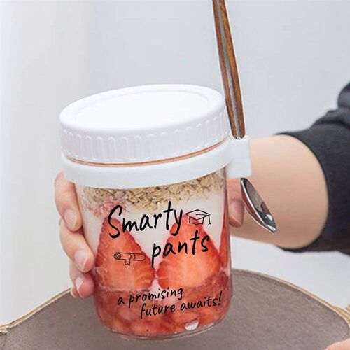 Overnight Oats Jars Breakfast Fruit Yogurt Salad Cup With Li