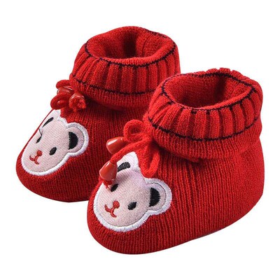 Winter Cute Rabbit Anima Style Baby Boots Fleece Worm Cotton