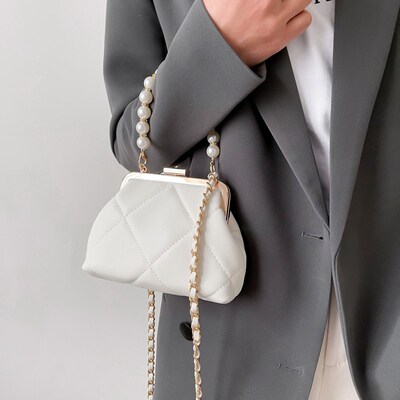 Womens Party Clutch Wedding Crossbody Bag Totes Stylish Pea