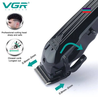 VGR Hair Cutting Machine Professional Hair Clipper Hair Trim