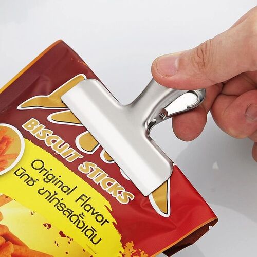 Stainless Steel Sealing Clip Food Snack Sealing Pocket Clip