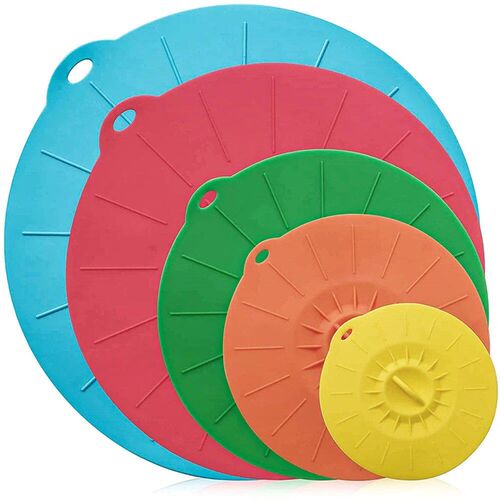 Silicone Lids 4, 6, 8, 10, 12 inch. Use your Suction Lids as