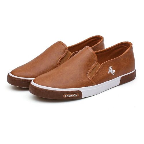High Quality Leather Men Shoes Loafers Retro Leisure rend Sh