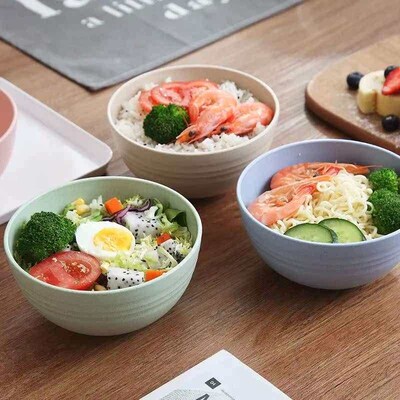 4pcs Portable Reusable Household Dishware Set Kids Adult Spo