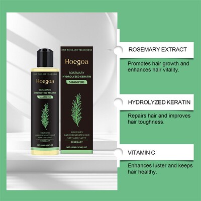HOEGOA Rosemary Thickening Shampoo - Herbal Essence Nourishi