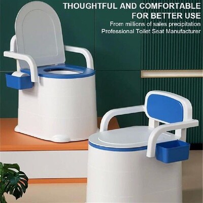 Bedside Commode Portable Squat Toilet Heavy Duty Potty