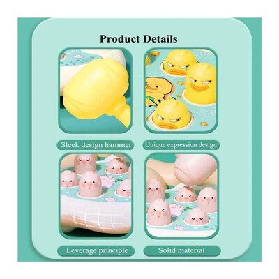 Duck/Frog/Pg Baby Toy Montessor Learnng Game Educatonal