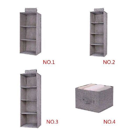 Kids Hanging Wardrobe Storage Organizer Home Living Room