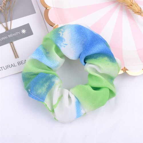 4Inch Colorful Scrunchie Women Girls Elastic Hair Rubber Ban