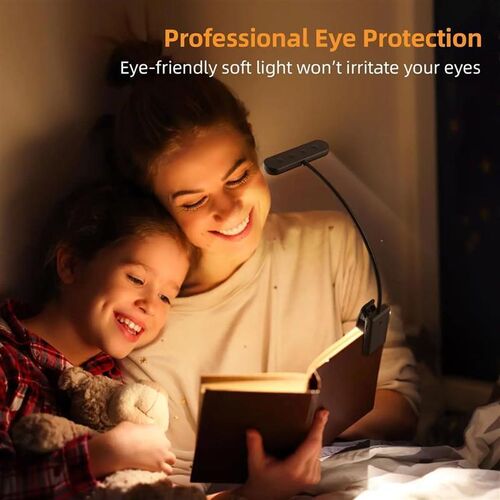 14Leds Book Light USB Rechargeable Reading Light Warm Cool W