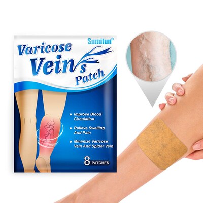 8pcs Varicose Veins Patch Phlebitis Vasculitis Treat Sticker