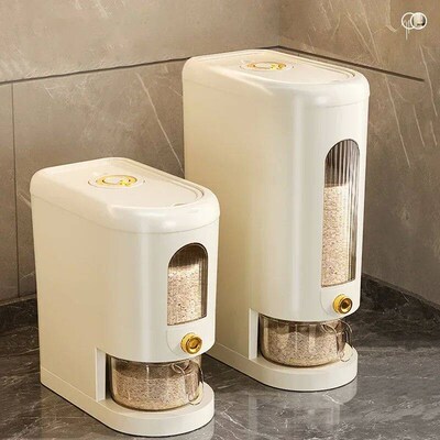 5KG Rice Storage Container Dry Food Dispenser Insect-Proof R