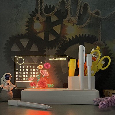Study Lamp Encouragement Gift Desk DecorPen Holder Lamp Stud