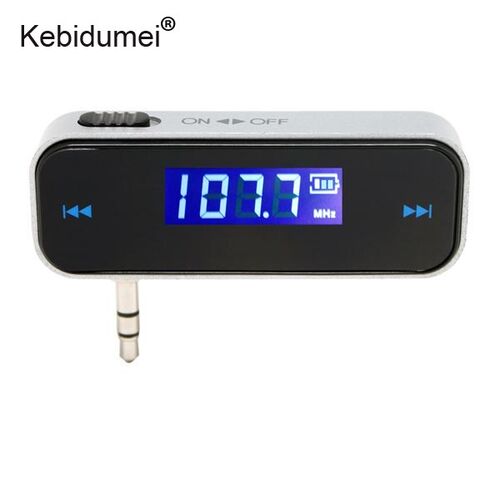 Kebidumei Mini 3.5mm In-car Music Audio FM Transmitter Wirel