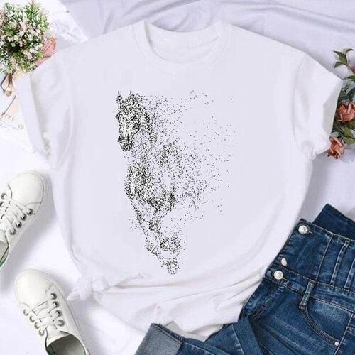 Short Sleeve Butterfly Bow Sweet Flower Fashion Summer