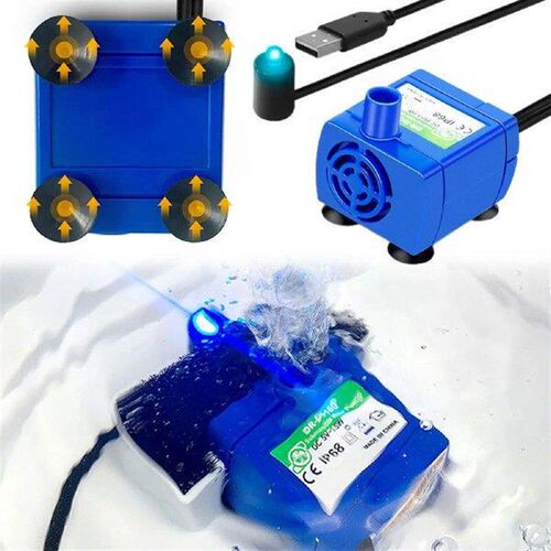 160L/H 1.5W mini Submersible Pump USB DC 5V Pet Water