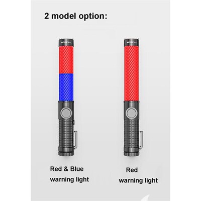 Strong Light Flashlight Emergency Flashing Light Police